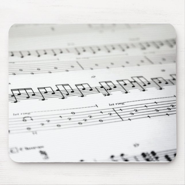 Tapis De Souris mousepad 4 de musique (Devant)