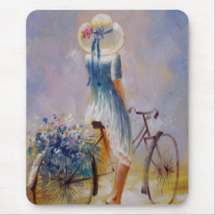 Tapis De Souris Mousepad à bicyclette Vintage