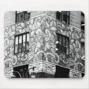 Tapis De Souris Mousepad à frise feutrée Art déco de Manhattan