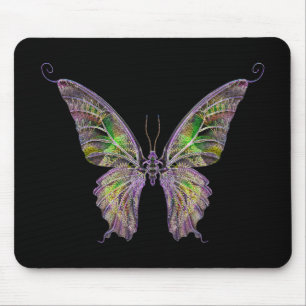 Tapis De Souris Mousepad à papillon exotique