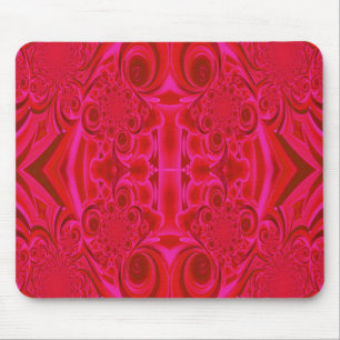 Tapis De Souris Mousepad à texture rouge vibrante