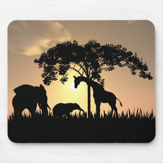 Tapis De Souris Mousepad africain de safari (Devant)