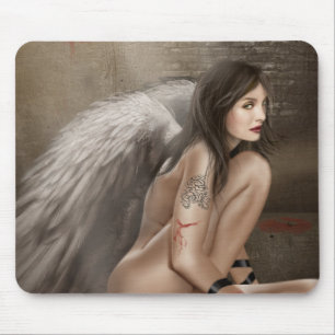 Tapis De Souris Mousepad Angel foncé
