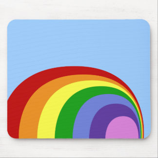 Tapis De Souris Mousepad arc-en-ciel rétro