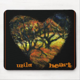 Tapis De Souris Mousepad au coeur sauvage avec arbres