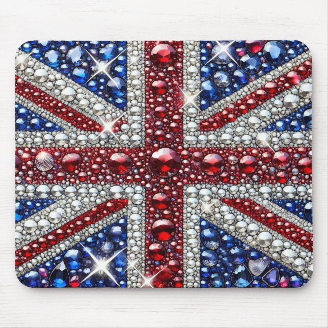 Tapis De Souris Mousepad aux couleurs britanniques (Devant)