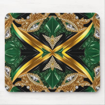Mousepad aux couleurs jamaïcaines