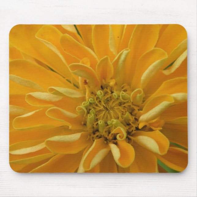 Tapis De Souris Mousepad aux fleurs jaunes (Devant)