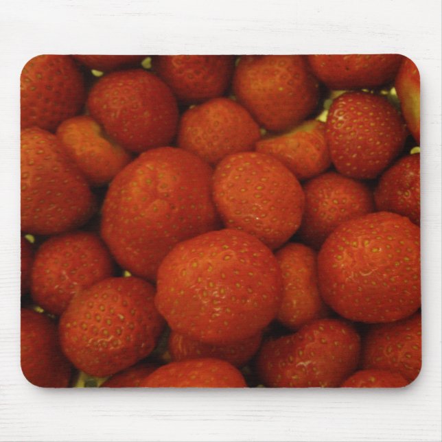 Tapis De Souris Mousepad aux fraises juteuses (Devant)