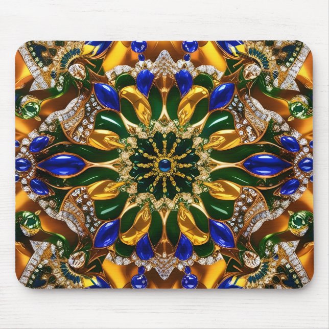 Tapis De Souris Mousepad avec design couleur Brésil (Devant)