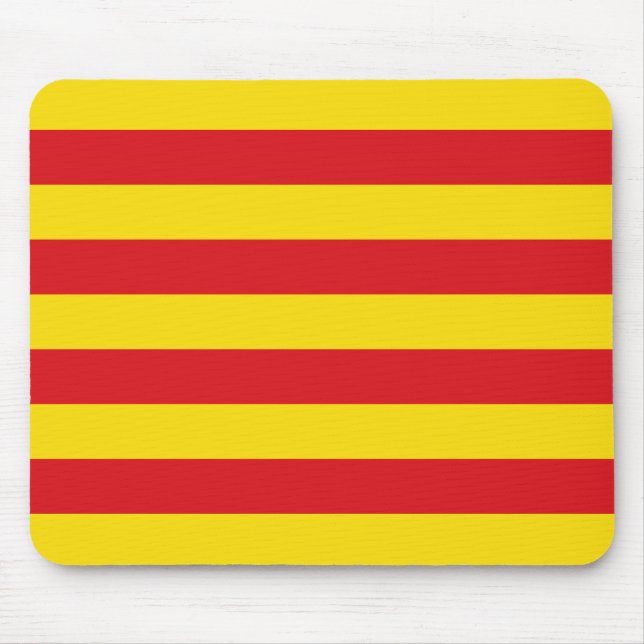 Tapis De Souris Mousepad avec Drapeau de Catalogne (Devant)