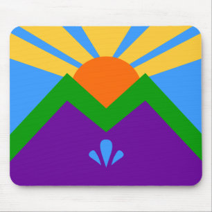 Tapis De Souris Mousepad avec drapeau de Manitou Springs, Colorado