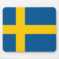 Mousepad avec Drapeau de Suède