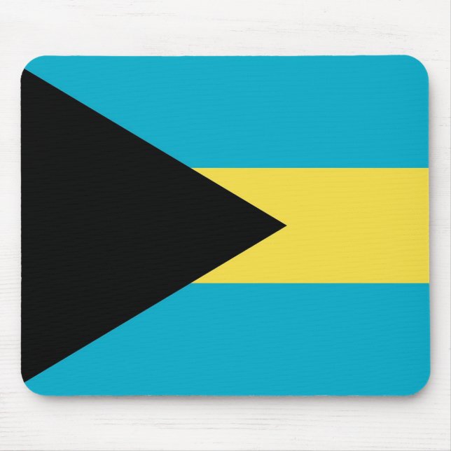 Tapis De Souris Mousepad avec drapeau des Bahamas (Devant)