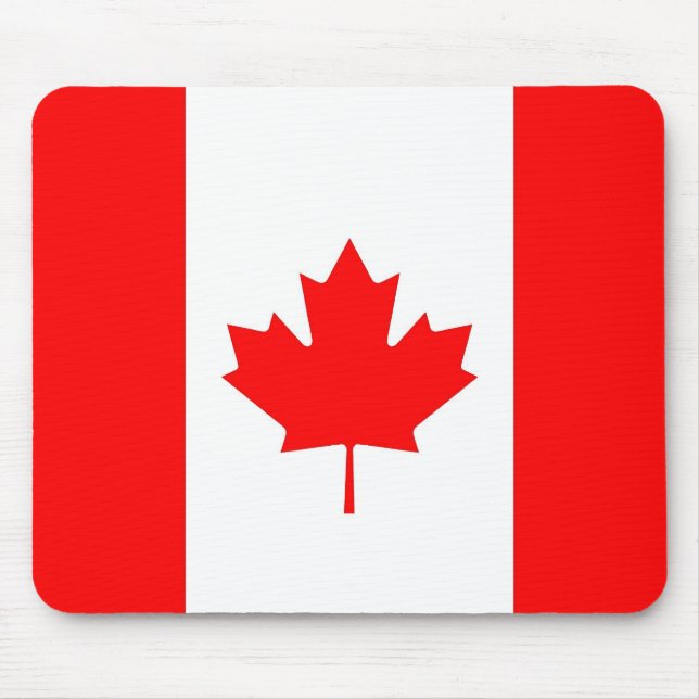Tapis De Souris Mousepad avec drapeau du Canada (Devant)