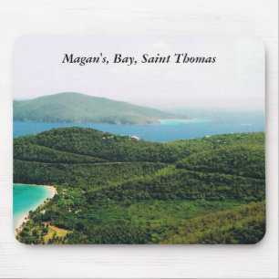 Tapis De Souris Mousepad avec la scène de l'île Saint Thomas