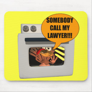 Tapis De Souris Mousepad - avocat de la Turquie de thanksgiving