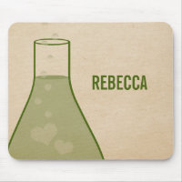 Mousepad Beaker Whimsical, Vert