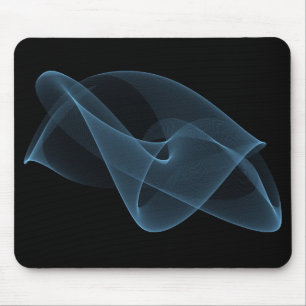 Tapis De Souris Mousepad bleu abstrait