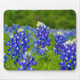 Tapis De Souris Mousepad bleu de capots du Texas