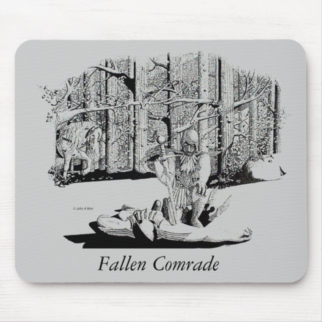 Tapis De Souris Mousepad - Camarade en chute libre (Devant)