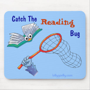 Tapis De Souris Mousepad_Catch l'insecte de lecture