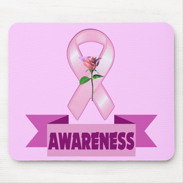 Tapis De Souris Mousepad - conscience de cancer du sein (Devant)