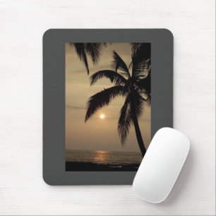 Tapis De Souris Mousepad couché de soleil hawaïen