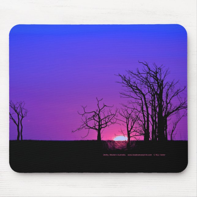 Tapis De Souris Mousepad - coucher du soleil (Devant)