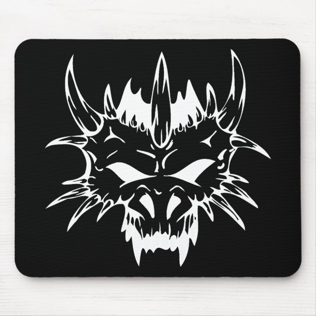 Tapis De Souris Mousepad - crâne de dragon (Devant)