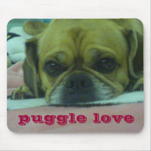 Tapis De Souris Mousepad d'amour de Puggle