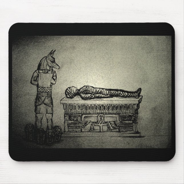 Tapis De Souris Mousepad d'Anubis et de maman (Devant)