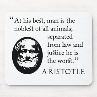 Tapis De Souris Mousepad d'Aristote - homme, le plus noble des