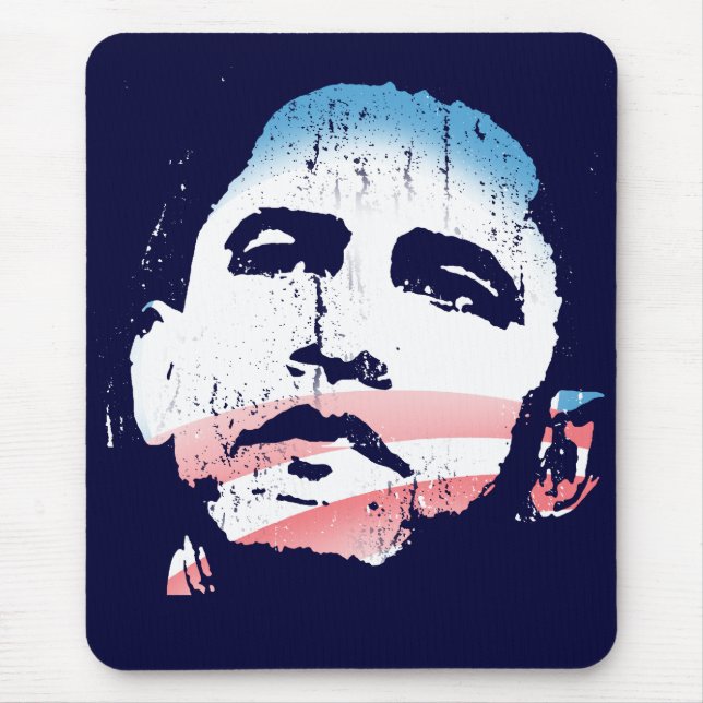 Tapis De Souris Mousepad de Barack Obama (Devant)