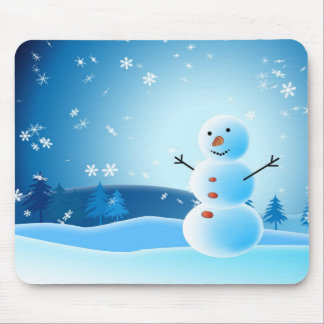 Tapis De Souris Mousepad de bonhomme de neige