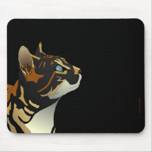 Tapis De Souris Mousepad de chat de calicot