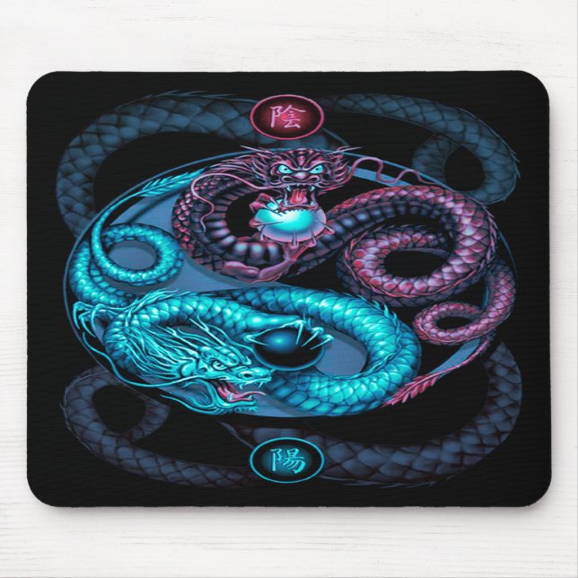 Tapis De Souris mousepad de conception de dragons (Devant)