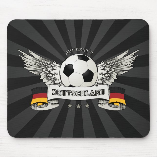 Tapis De Souris Mousepad de défenseur d'équipe nationale du (Devant)
