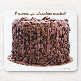 Tapis De Souris Mousepad de gâteau gaspillé par chocolat