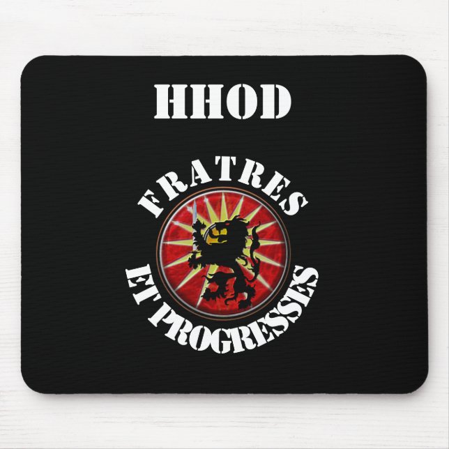 Tapis De Souris Mousepad de HHOD avec la devise (Devant)