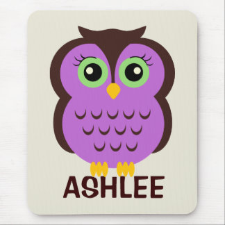 Tapis De Souris Mousepad de hibou personnalisé pour les enfants