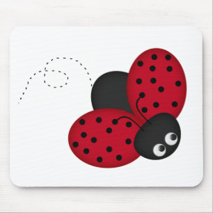 Tapis De Souris Mousepad de Madame Bug Luck
