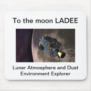Tapis De Souris Mousepad de mission de lune de LADEE