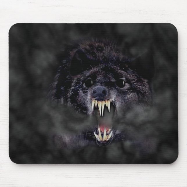 Tapis De Souris Mousepad de monstre de Rat-Loup (Devant)