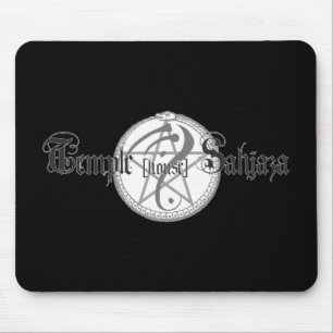Tapis De Souris Mousepad de noir de logo de Sahjaza