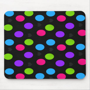 Tapis De Souris Mousepad de point de polka