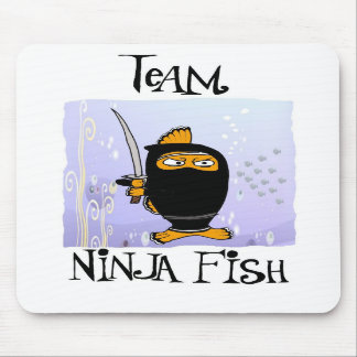 Tapis De Souris mousepad de poissons de ninja