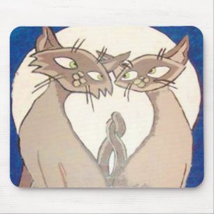 Tapis De Souris Mousepad de style siamois
