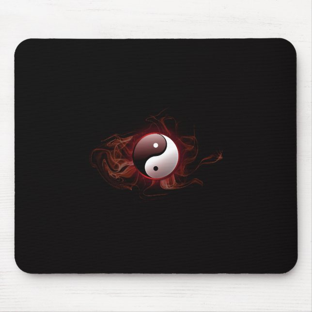 Tapis De Souris mousepad de yin et de yang (Devant)