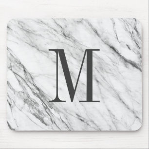 Tapis De Souris MousePad décoré d'un monogramme en pierre de